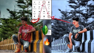 Snapchat dark & grey effect photo editing | Snapseed background colour change tricks