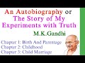 An autobiography or the story of my experiments with truth by m k gandhi in tamilan autobiography