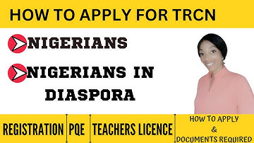 TEACHERS REGISTRATION COUNCIL/ HOW TO APPLY FOR EXAMS AND TEACHING LICENCE