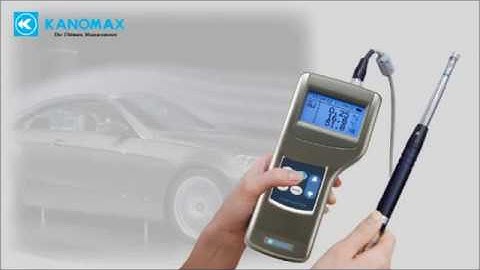 Kanomax climomaster hot wire anemometer overview