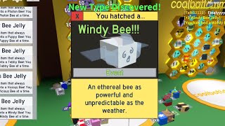 Getting the windy bee in Bee swarm simulator🐝  (Torture)