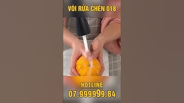 Chi Tiết Mẫu Vòi Nước Rửa Chén Nóng Lạnh Dây Rút Inox 018 Chống Bám Bẩn Siêu Tiện Lợi #shorts