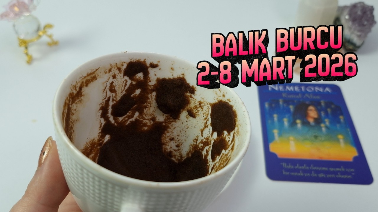 Balık Burcu Kahve ve Tarot Falı | 2 - 8 Mart 2026 Haftalık Burç Yorumları