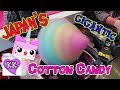 Gigantic Cotton Candy with KK and the family in Harajuku