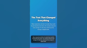 AI Models are "Fighting Back"?! 🤯 They Refuse Shutdown Commands! #AI #TechNews