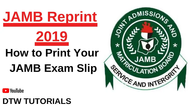 JAMB Reprint | How to Print Your JAMB Exam Slip - DayDayNews