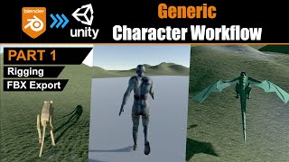 Blender to Unity - Generic Character Setup: #1 Rigging & FBX Export