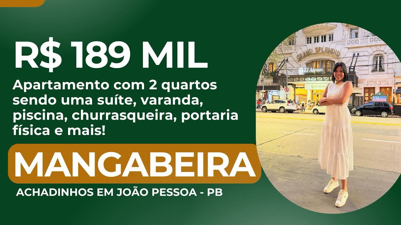 ПРОДАЕТСЯ 189 000 R$: ОТЛИЧНАЯ КВАРТИРА В РАЙОНЕ МАНГАБЕЙРА В ЖОАН ПЕССОА-ПБ