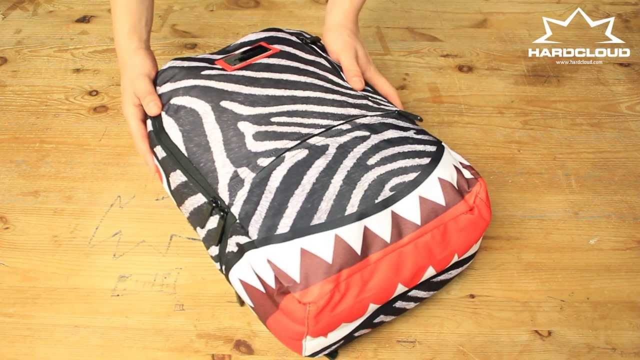 sprayground leopard shark backpack