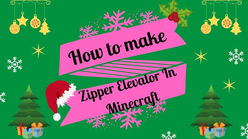 How to make a Zipper Elevator In Minecraft!!! Easy Compact & Simple