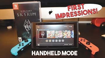 Hands On With Skyrim on Nintendo Switch! (HD)