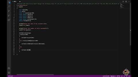 C-PROGRAMMING |"ELECTRICITY BILL"| TUTORIAL-5 |ENGINEERING 1st SEMESTER PROGRAMS.💻