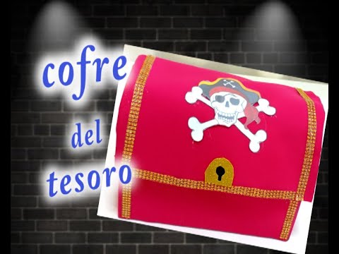 🔥 COMO HACER COFRE TESORO PIRATA 💪 MANUALIDAD con CARTÓN😍 