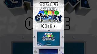 They Put Super Mario Galaxy on the DS???