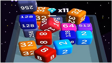 Crash Cube 2048 3D merge game - Gameplay Walkthrough