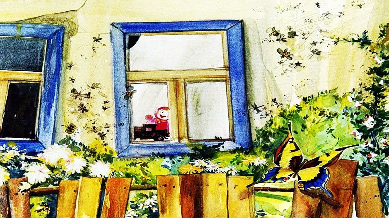 Провинциальные сюжеты в акварелях Валерия Архипова - YouTube