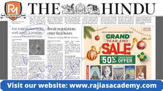 Daily The Hindu Analysis  19th December 2020  Upsc  Current Affairs 