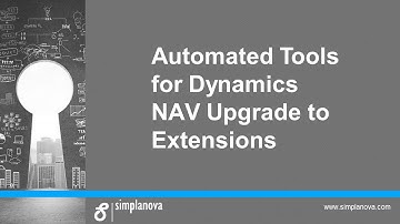Webinar: Automated Tools for Dynamics NAV Upgrade to Extensions