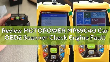 Review MOTOPOWER MP69040 Car OBD2 Scanner Check Engine Fault Code Reader Diagnostic Scan Tool, Black