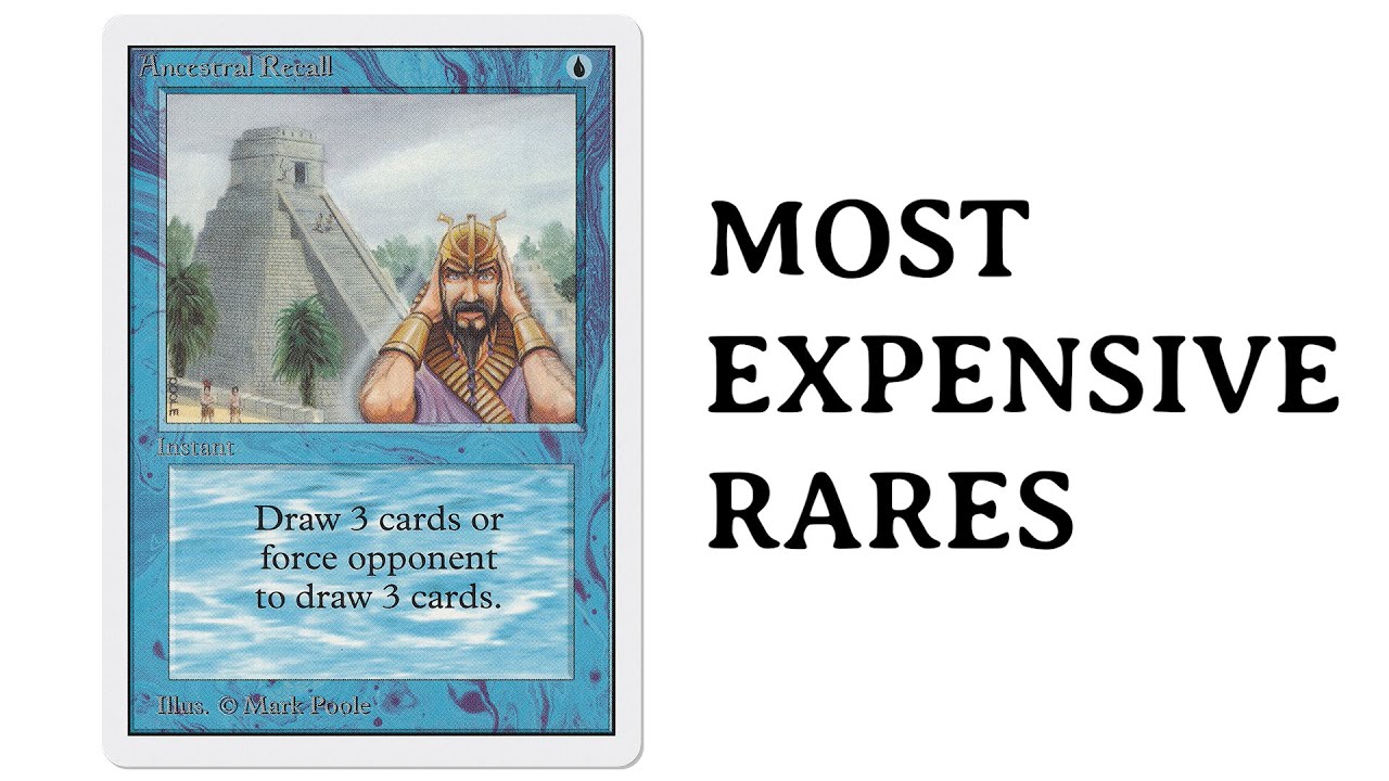 50 самых дорогих редких карт Magic.