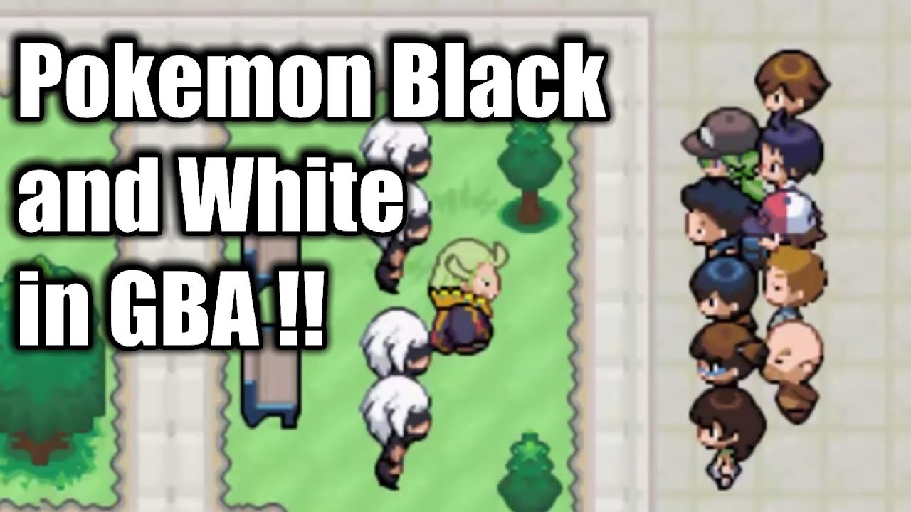 Pokemon Black & White Advanced ROM - Nintendo GBA