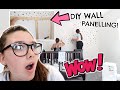 TRANSFORMING OUR BOYS BEDROOM! DIY WALL PANELLING!