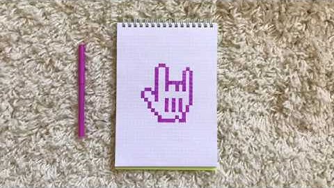 HOW TO DRAW MICKEY MOUSE CURSOR (5) | PIXEL ART | STEP BY STEP