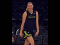 🤑 Paige Bueckers from halfcourt | Dallas Wings WNBA women's basketball #shorts #short #basketball