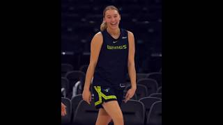 🤑 Paige Bueckers from halfcourt | Dallas Wings WNBA women's basketball #shorts #short #basketball