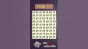 Tell me where Ti | Math Puzzle #shorts #different #puzzles #opticalillusion