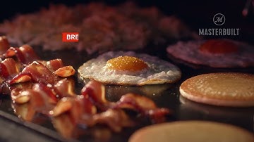 Masterbuilt Gravity Series Smoker Grills Breakfast on Charcoal