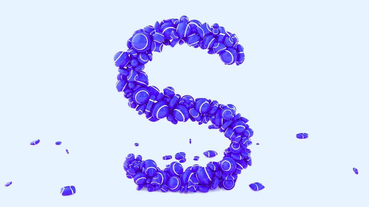 Learn ABC's with 3D Colorful Candies Sponsored By Gamavision Csupo Effects