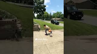 These shots were pretty insane! 😱🏀 #shorts #basketball #hoops #trickshots #challenge