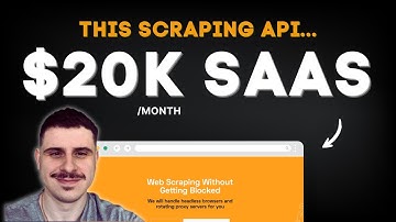 How This SaaS Makes $20k SaaS As a Web Scraper
