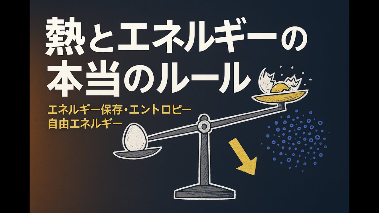 なぜ「エントロピー」は必要なのか？〜熱力学の真の主役を理解する