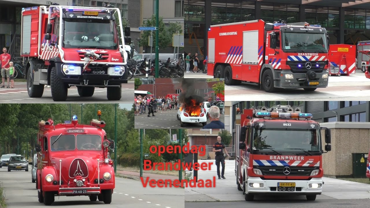 Opendag Brandweer Veenendaal! Verschillende hulpdiensten met 'spoed'!