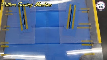 Bone Pocket Making with Stitching by Using Laser| ZOJE Pattern Sewing Machine | ZJ-M5-S900H-SF-LK2