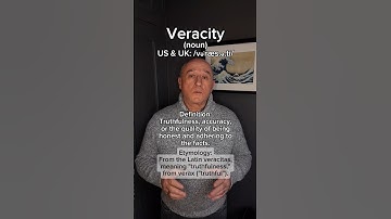 Veracity! English Pronunciation, Meaning, Synonyms, Etymology, and Examples!