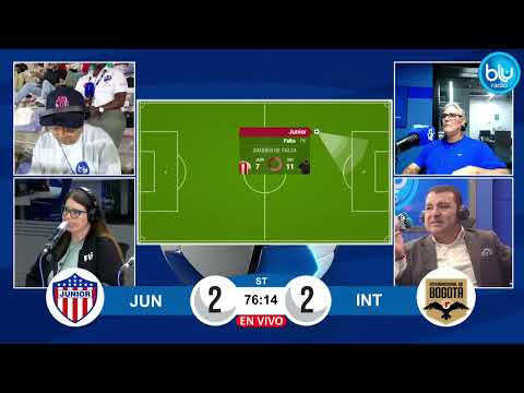 ¡RESPONDE EL INTER! Fabricio Sanguinetti iguala el marcador 2-2 ante Junior tras asistencia de Boné