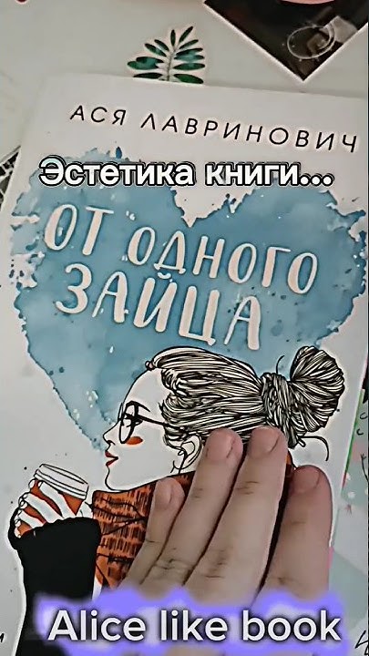 Эстетика книги Аси Лавринович "От одного Зайца"🐰 - YouTube
