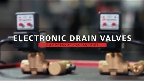 Ingersoll Rand Electronic Drain Valves