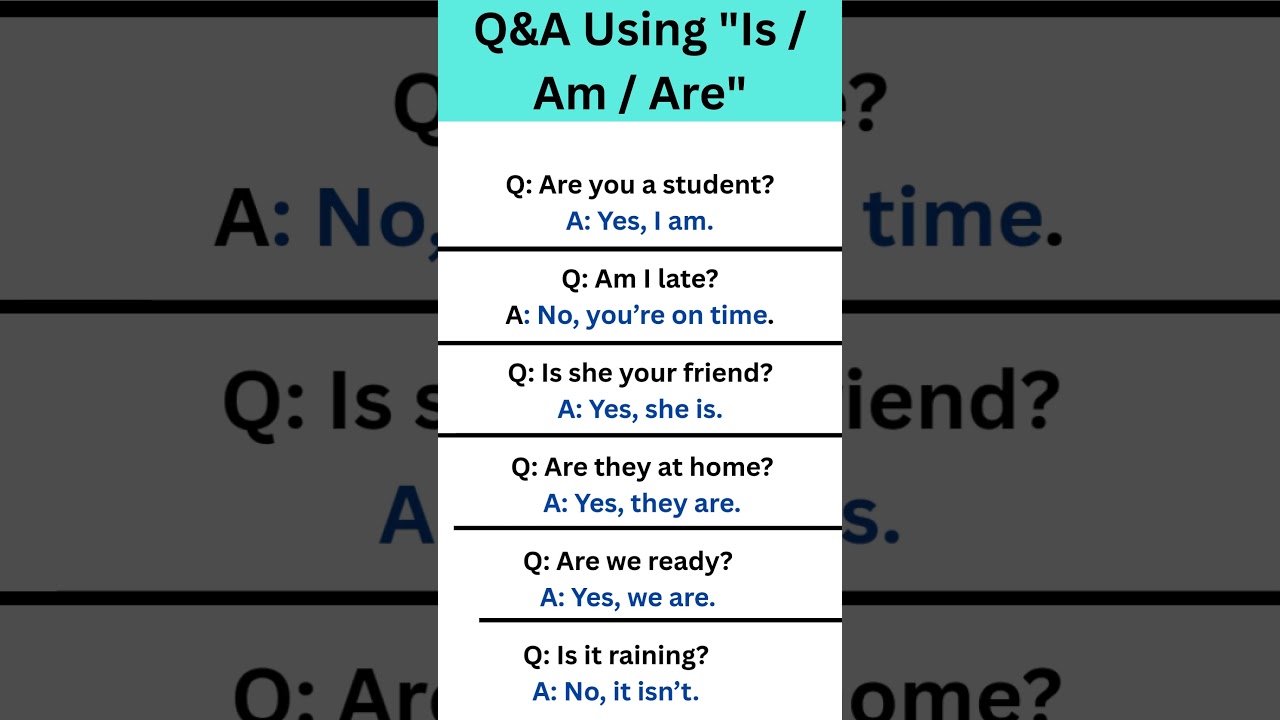 Daily English Questions and Answers for Beginners 