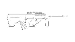 How to Draw an Assault rifle steyr aug / Как нарисовать Автомат steyr aug(Drawing Channel - https://www.youtube.com/channel/UCaZm6IvtL9zNeDwQi571asA/videos Канал для рисования ..., 2015-04-18T20:17:02.000Z)