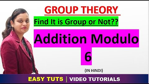 Solved Example of Group Theory | Algebraic Structures | Discrete Structures |  EASY TUTS