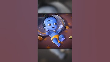Cute Little Krishna 😍🥰 | Aditya Creation 06 | #shortsfeed #krishna #shorts