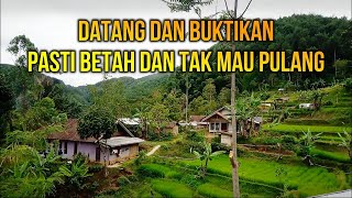 SUNGGUH INDAH! Pemandangan  Kampung Yang Damai,  di Lereng Gunung desa celak kec. gununghalu kbb