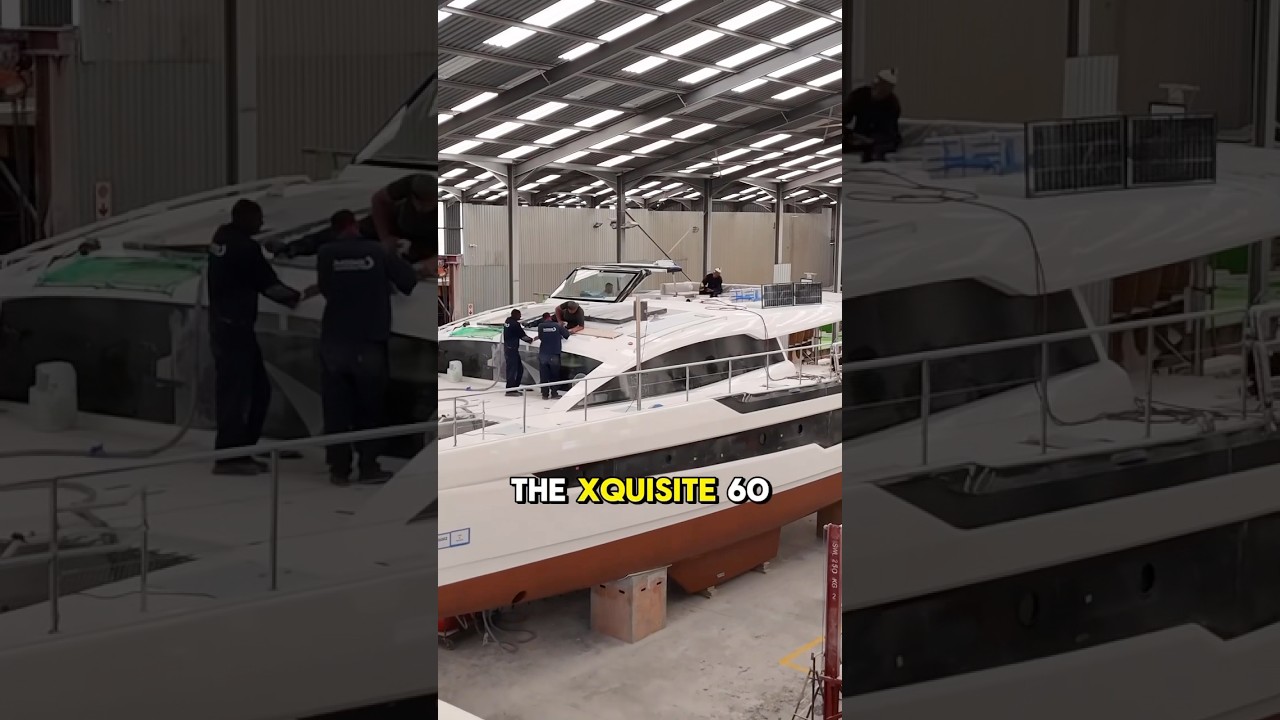 ⁣Factory tour with us & The CEO of Phoenix Marine, see the boat building process of Xquisite boats!