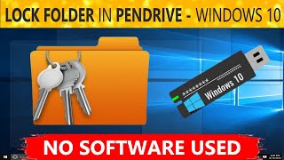 How to Password Lock a Folder in USB Pendrive Without any Software screenshot 4