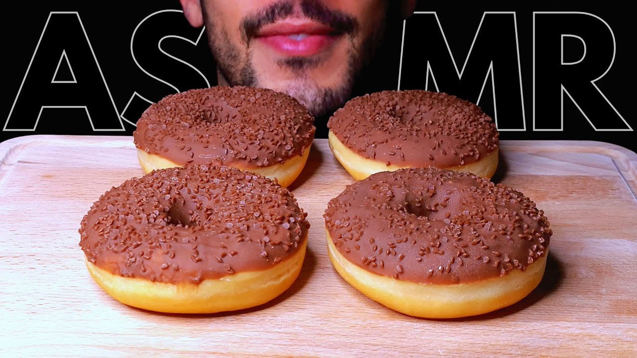 ASMR SOFT & FLUFFY DONUTS | SWEET EATING SOUNDS