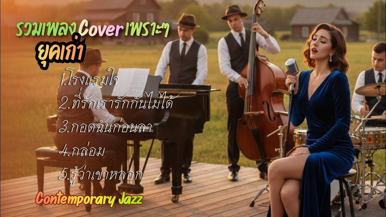 รวมเพลงยุคเก่าเพราะๆ | contemporary  jazz  version 